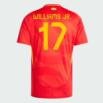 Spain 24/25 Home Jersey For Men WILLIAMS Jr.