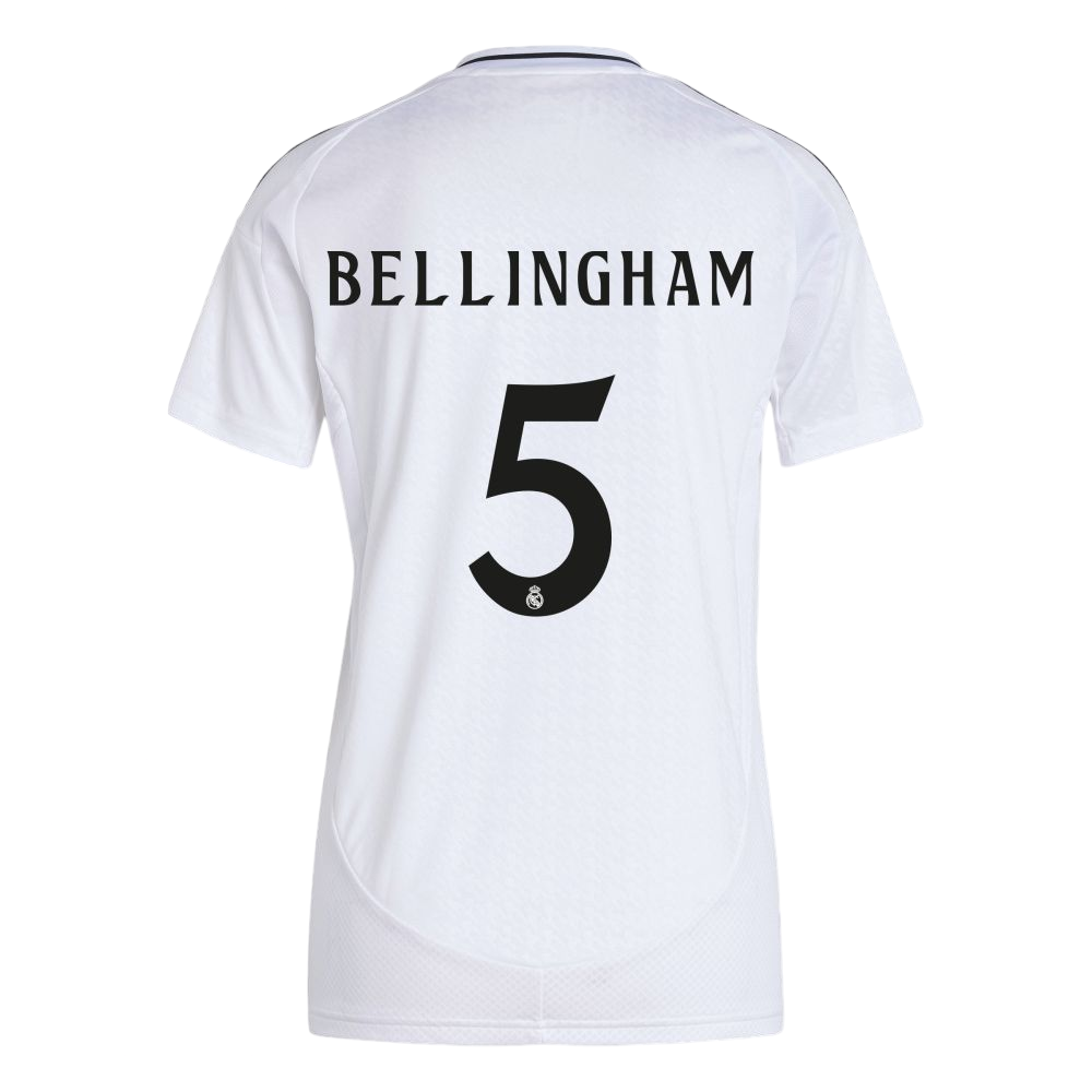 Women's Real Madrid 24/25 Home Soccer Jersey Bellingham #5