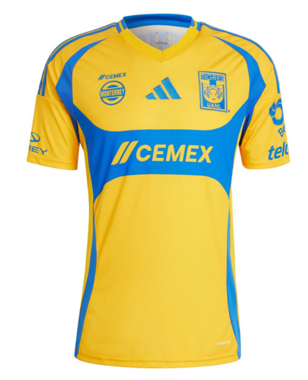 Camiseta de fútbol local Tigres UANL 24/25 para hombre