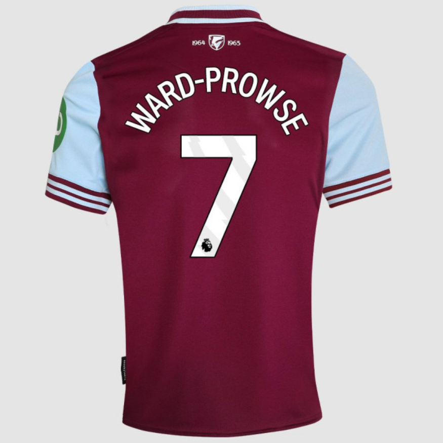 Men's West Ham United 24/25 Home Soccer Jersey James Ward-Prowse