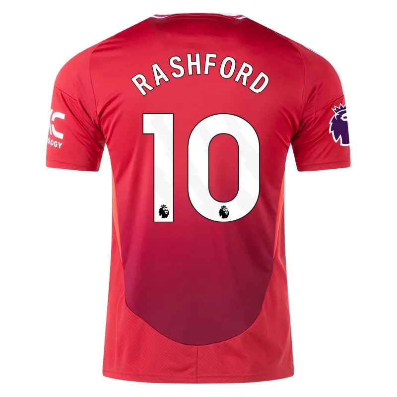 Men's Manchester United 24/25 Home Red Jersey Marcus Rashford