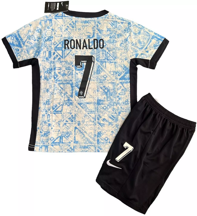 Portugal Away 24/25 Kids Soccer Kit Ronaldo #7