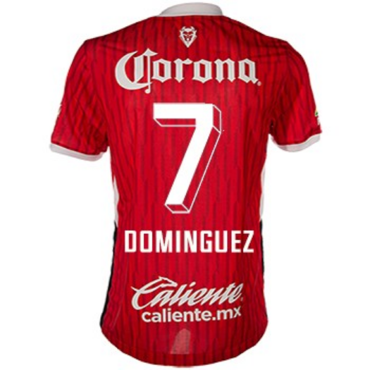 Men's Deportivo Toluca F.C. 24/25 Home Soccer Jersey DOMINGUEZ