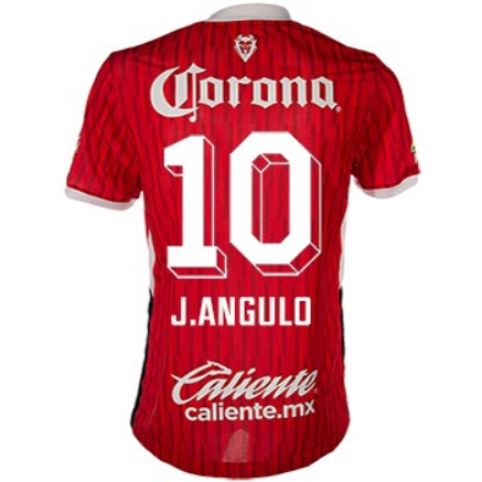 Men's Deportivo Toluca F.C. 24/25 Home Soccer Jersey J. ANGULO