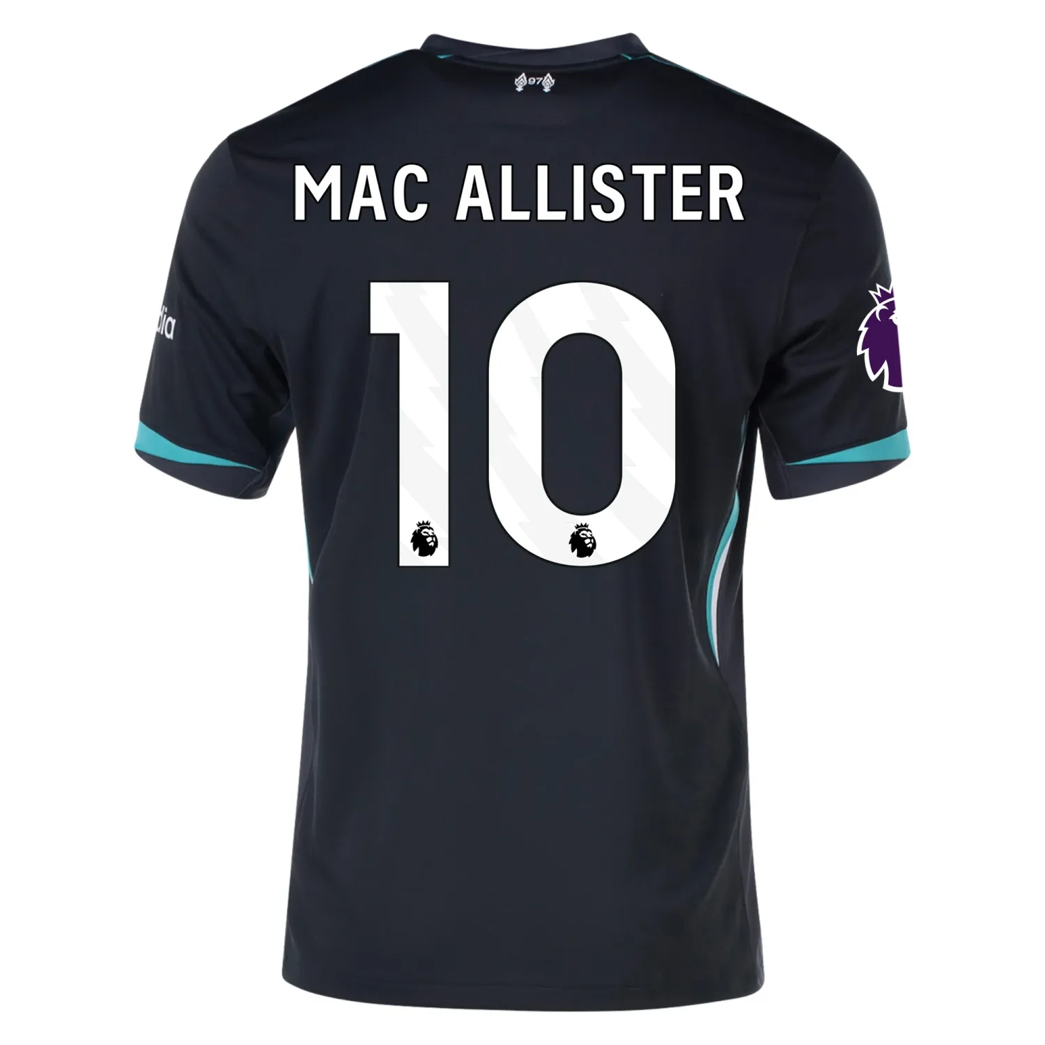 Men's Liverpool 24/25 Away Black Soccer Jersey MAC ALLISTER