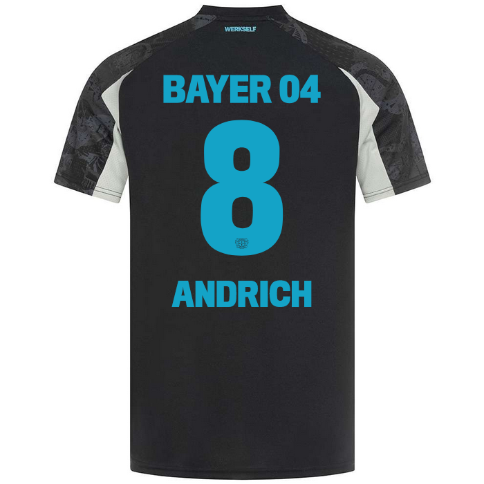 Men's Bayer 04 Leverkusen 24/25 Third Black Soccer Jersey ANDRICH