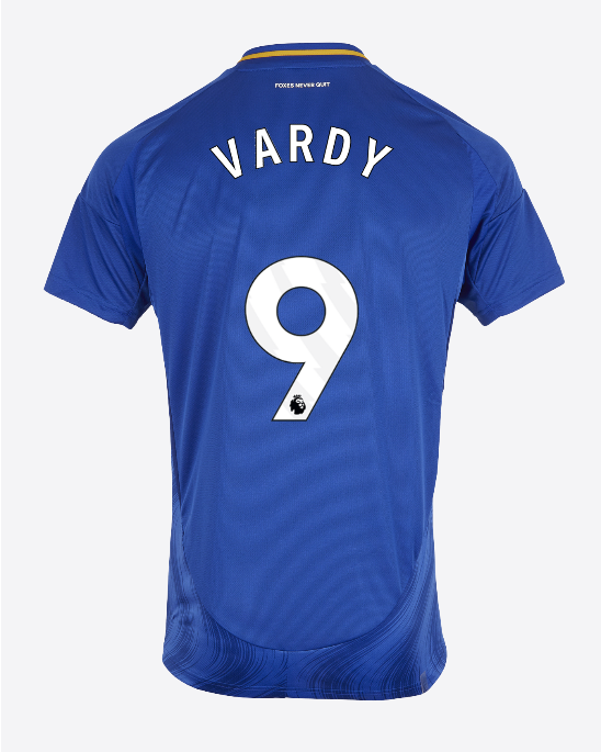 Men's Leicester City FC 24/25 Home Soccer Jersey VARDY