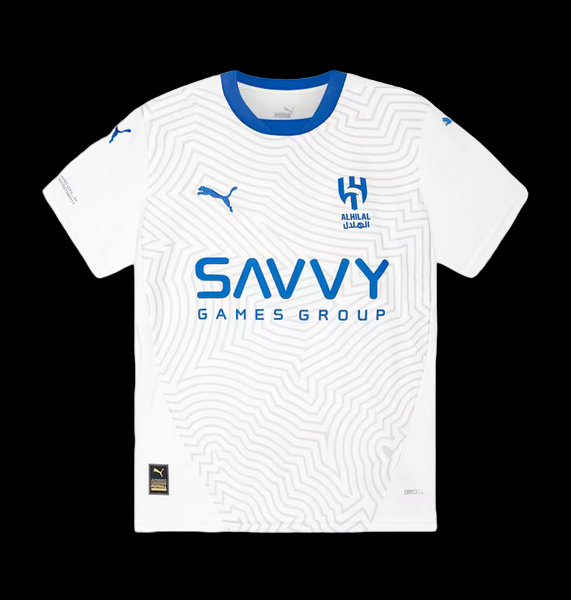 Men's Al Hilal Home 24/25 White Soccer Jersey