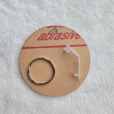 Acrylic Round Keychain 1/16 Inch