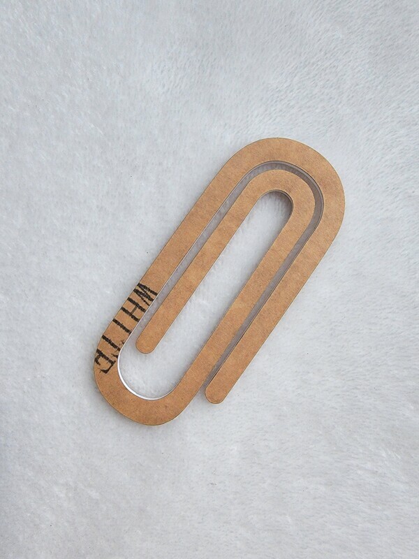 Acrylic JUMBO paper clip