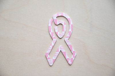 Acrylic AWARENESS RIBBON paper clip