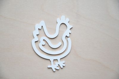 Acrylic CHICKEN paper clip