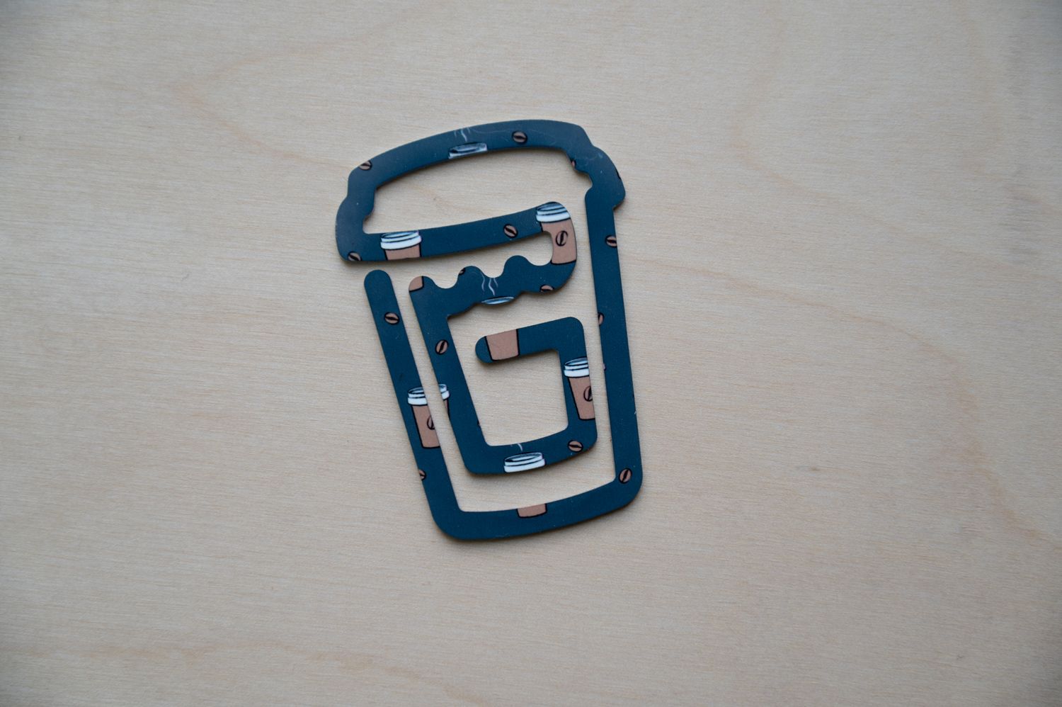 Acrylic COFFEE CUP paper clip