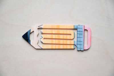 Acrylic PENCIL paper clip