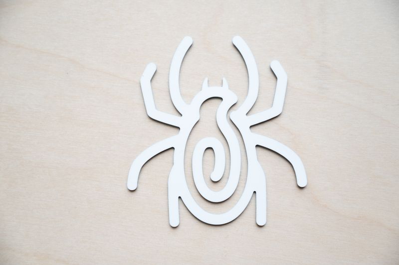 Acrylic SPIDER paper clip