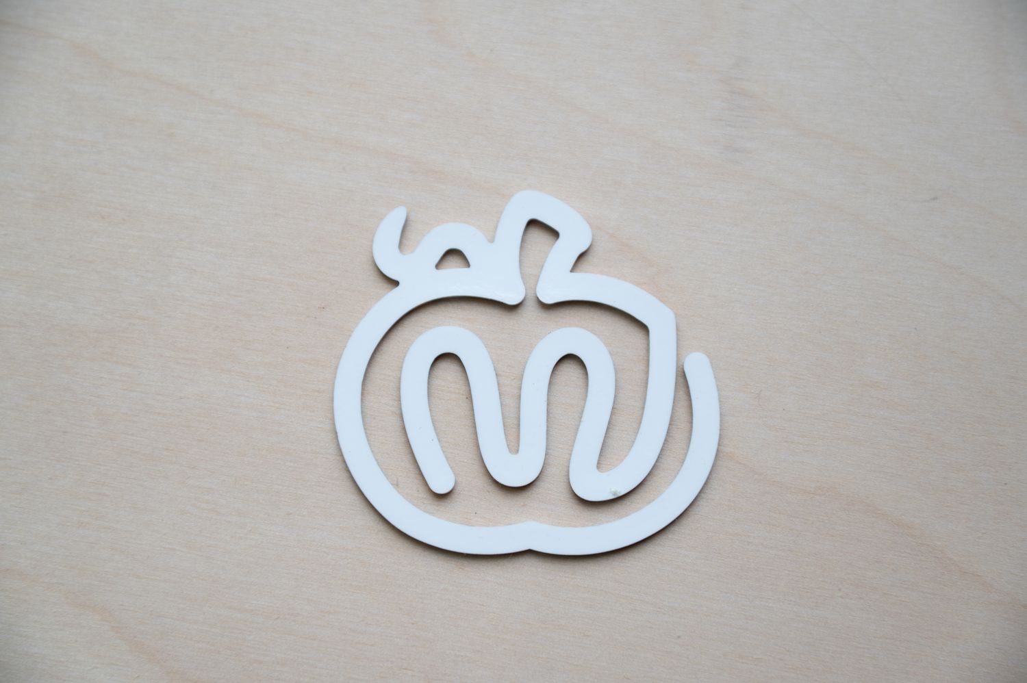 Acrylic PUMPKIN paper clip