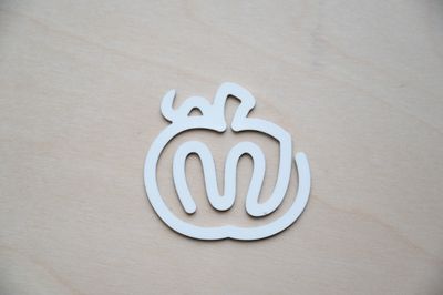 Acrylic PUMPKIN paper clip