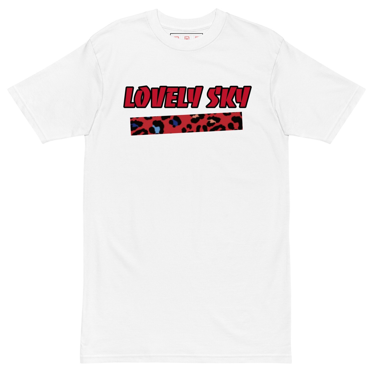 LOVELY SKY TIGER PRINT PREMIUM T SHIRT