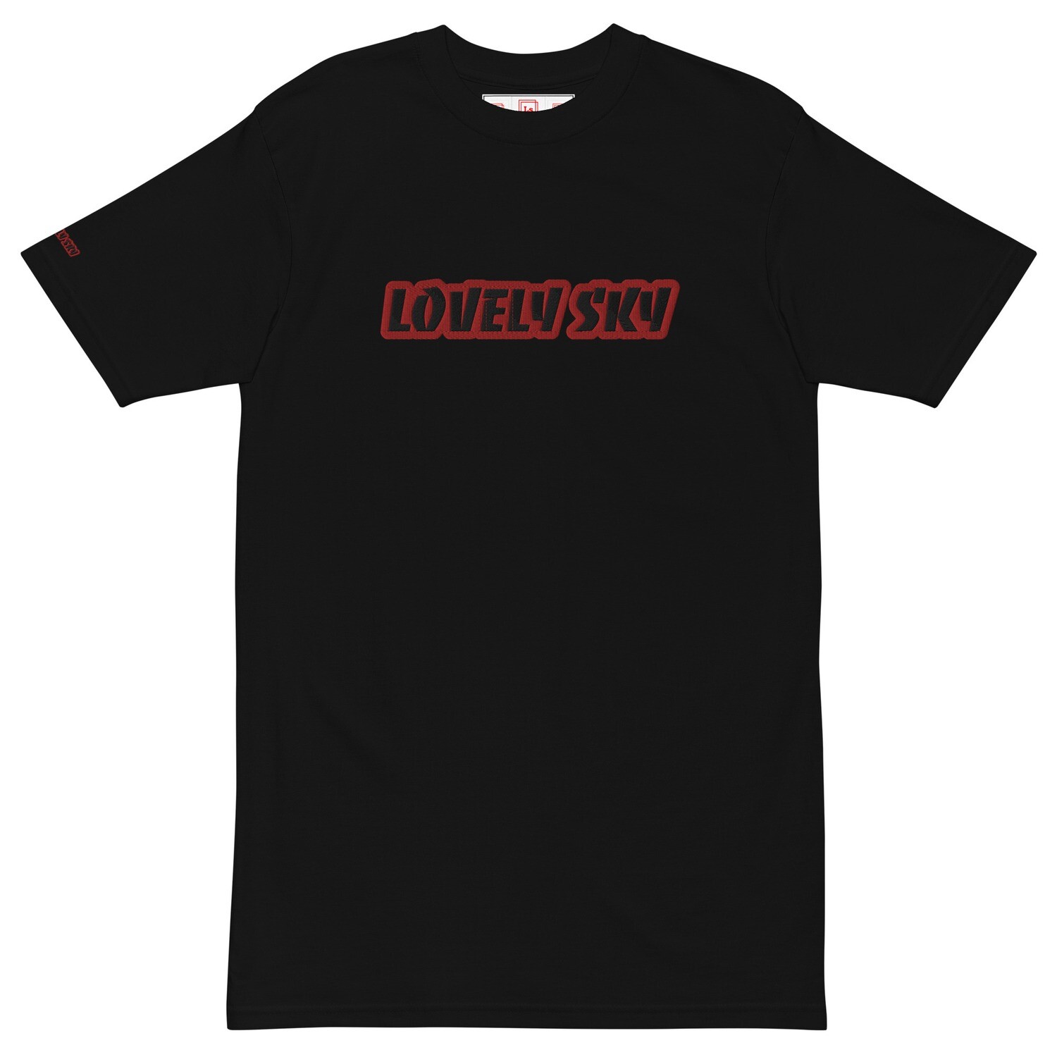 EMBROIDERY LOVELY SKY PREMIUM T SHIRT