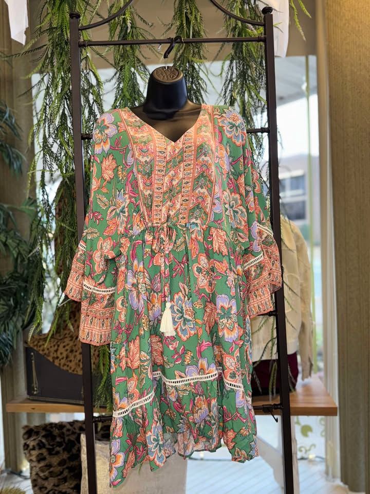 3/4 slvs dress