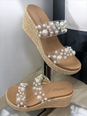 She&#39;s Here Clear Sandal