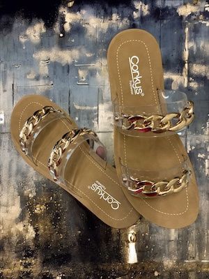 Seeing Double Sandal w/chain