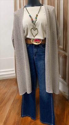 Crochet Dolman Sleeve Cardigan