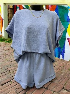 Periwinkle Blue Knit Top