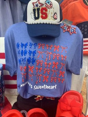 America&#39;s Sweetheart Blue Crew T-shirt