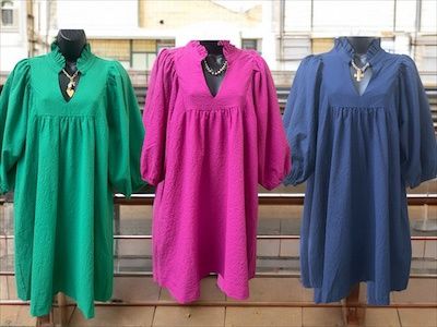 Textured Shift Dress
