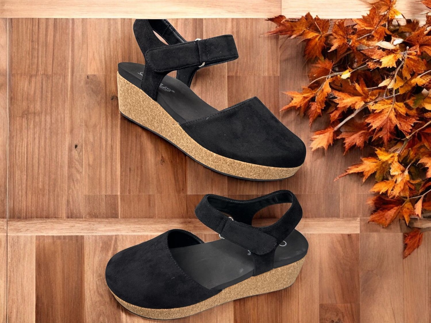 All In Black Faux Suede Shoe