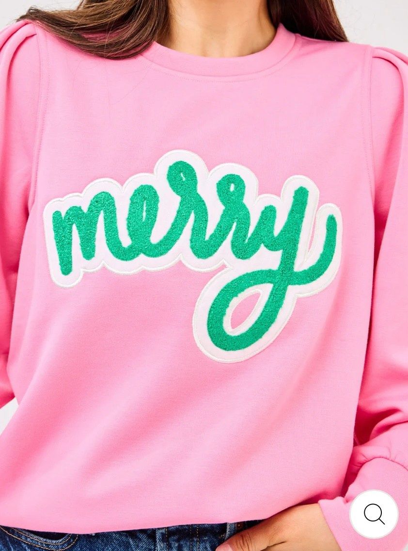 Kelly Sweatshirt Merry Pink