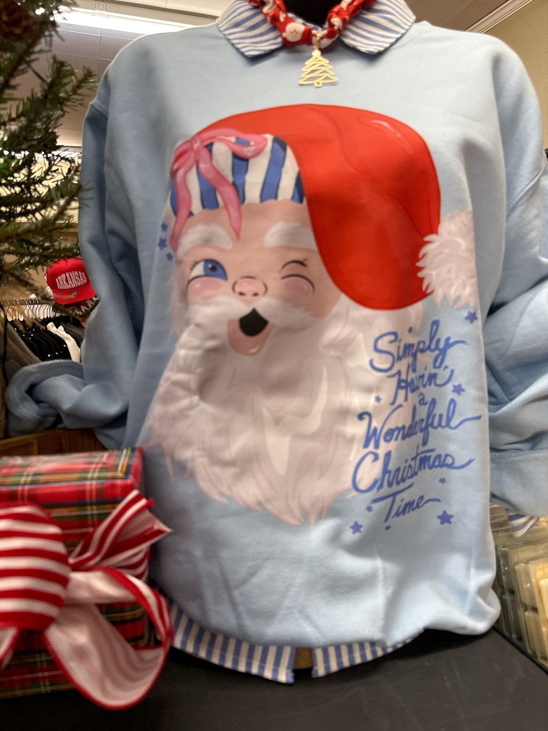 Simply Havin&#39; Santa Sweatshirt