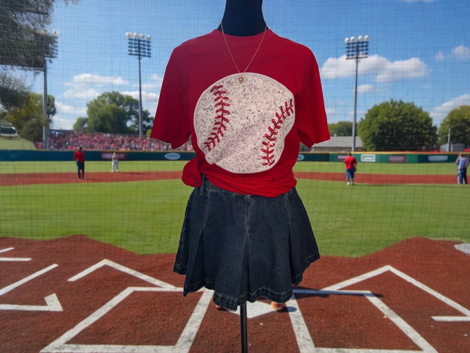 Glitter Baseball Tee