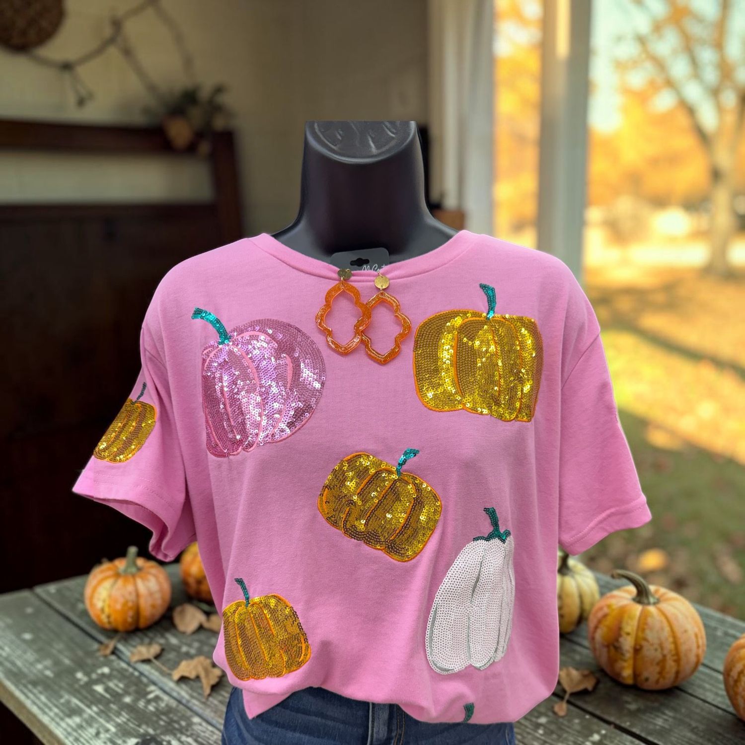 Pink Pick of the Patch Crew Tee