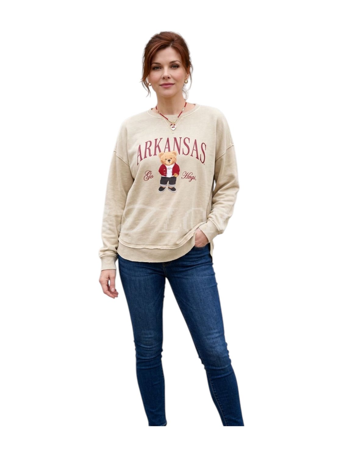 Arkansas Teddy Bear Campus Pullover