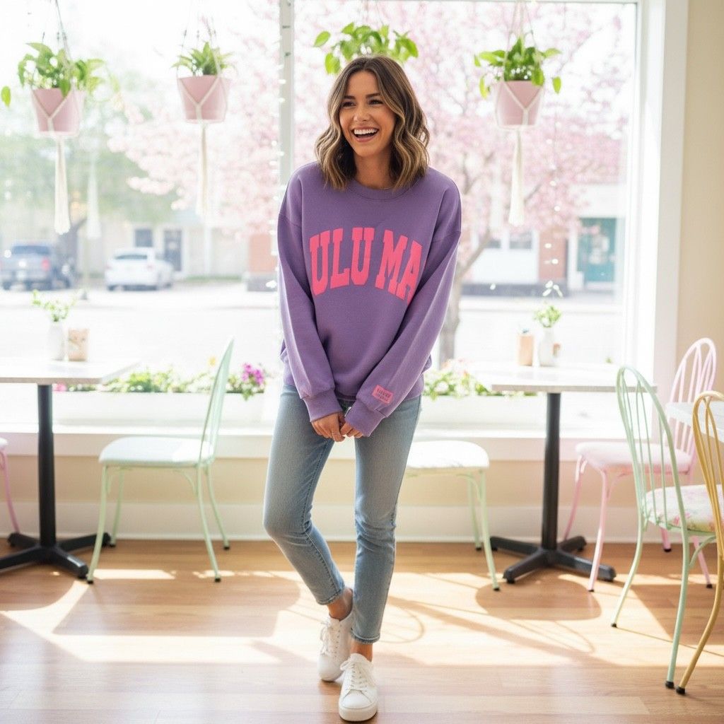 Lulu Mac Multi Stitch Sweatshirt