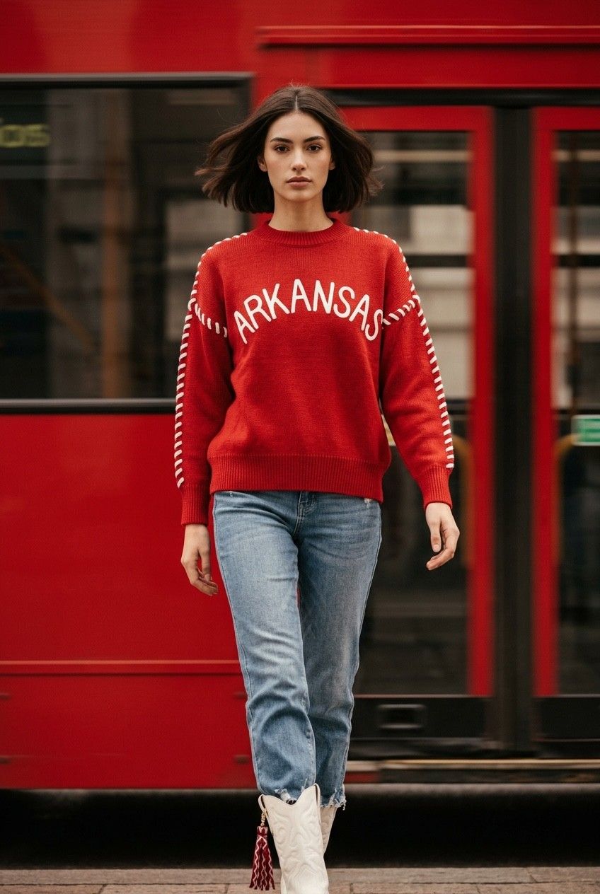 Arkansas &amp; AR Reversible  Sweatshirt