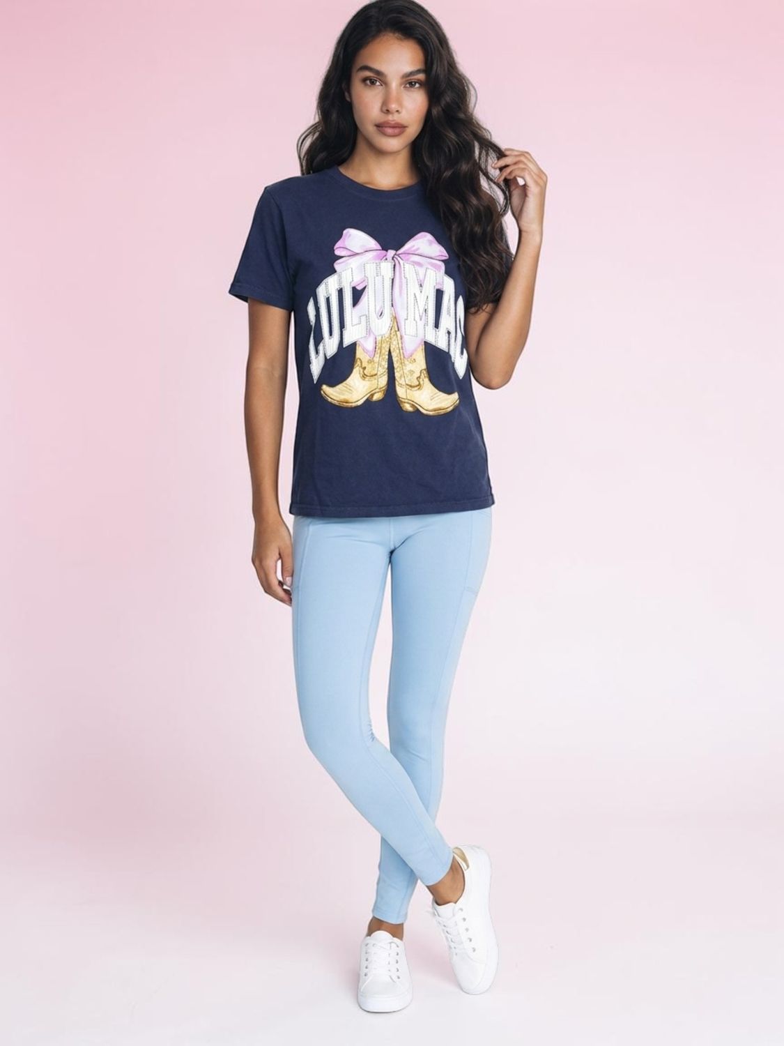 Lulu Mac Stripes Boots Tee
