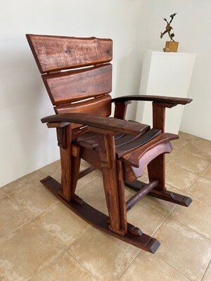 Upcycled wood Rocking Chair