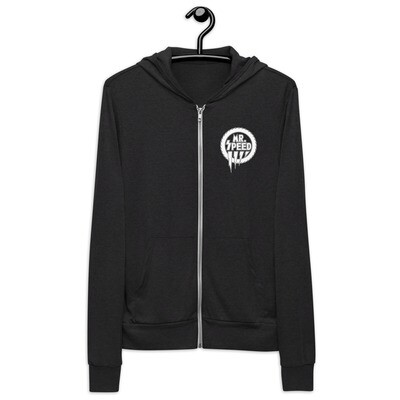 Mister Tee Speed Logo Zip Men's Hooded Sweatshirt