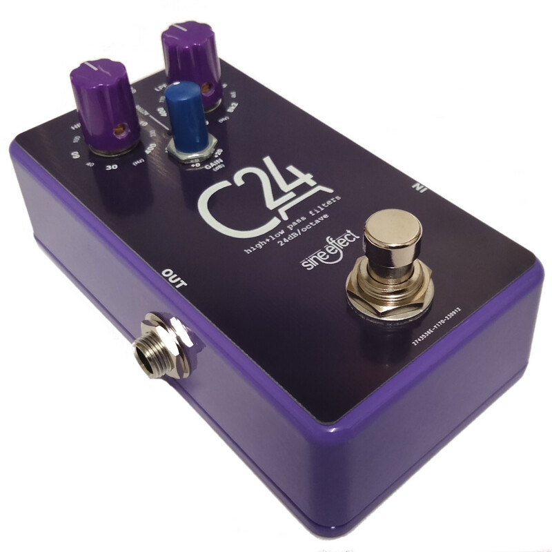 C24 High+Low Pass filter pedal