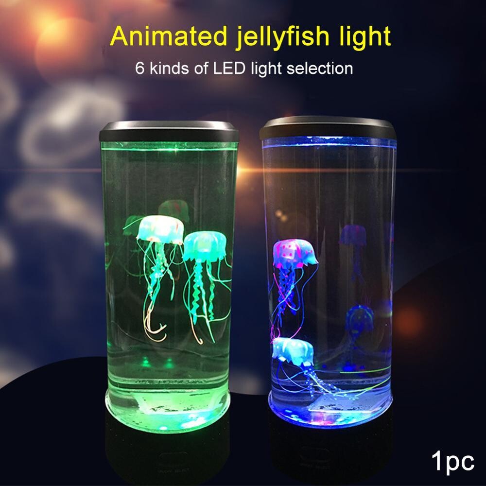 AquaGlow Deluxe Jellyfish Lamp