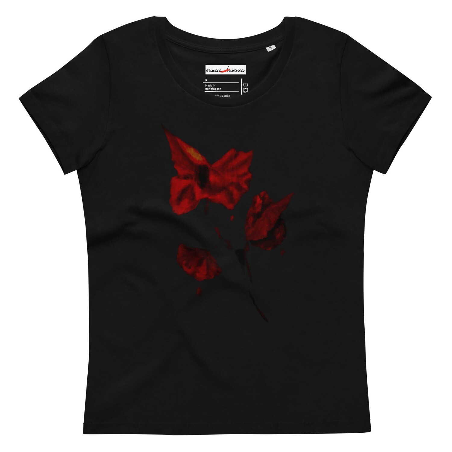 freeze_2...  Women&#39;s fitted tee with original drawing