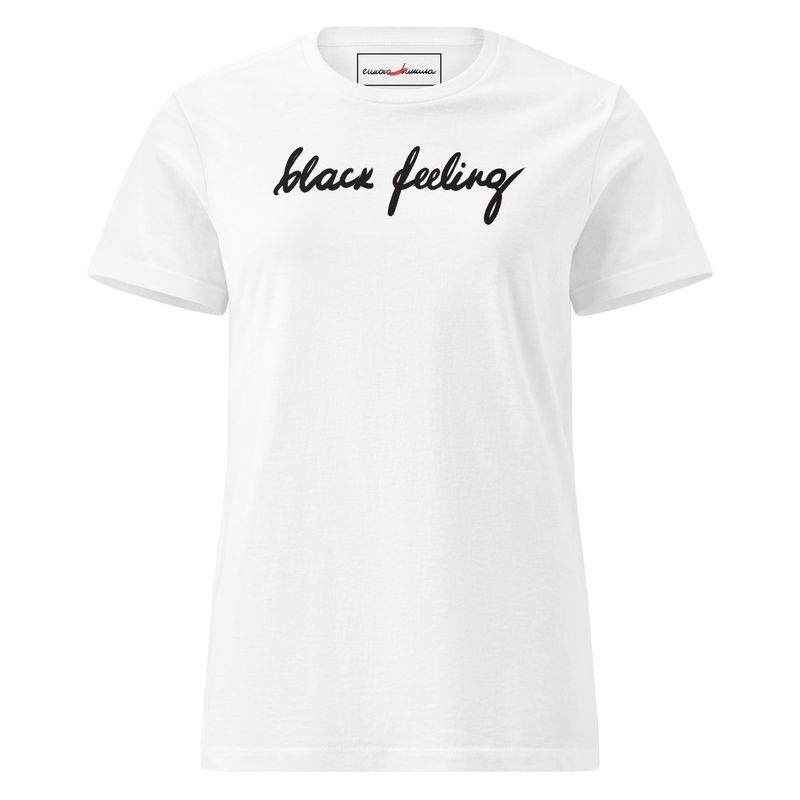 &quot;Color - Black Feeling&quot; Women’s basic softstyle t-shirt with original design by eunoia_lumina