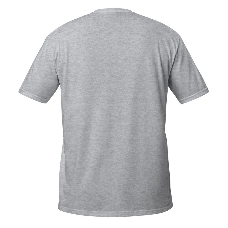 Deeply Human Men's t-shirt back view Eunoia Lumina wearable Art