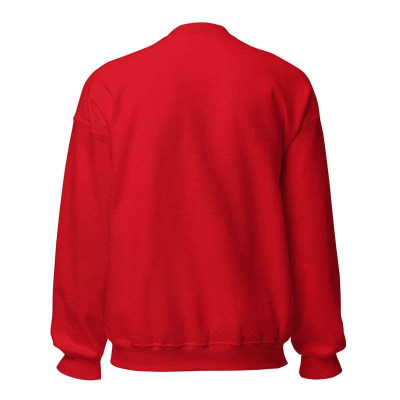 Beautiful Weirdo  - Artist-designed Unisex sweatshirt back view.