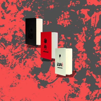 Dreams Unlimited Category image - Notebooks in black, red and silver color designed by Eunoia Lumina