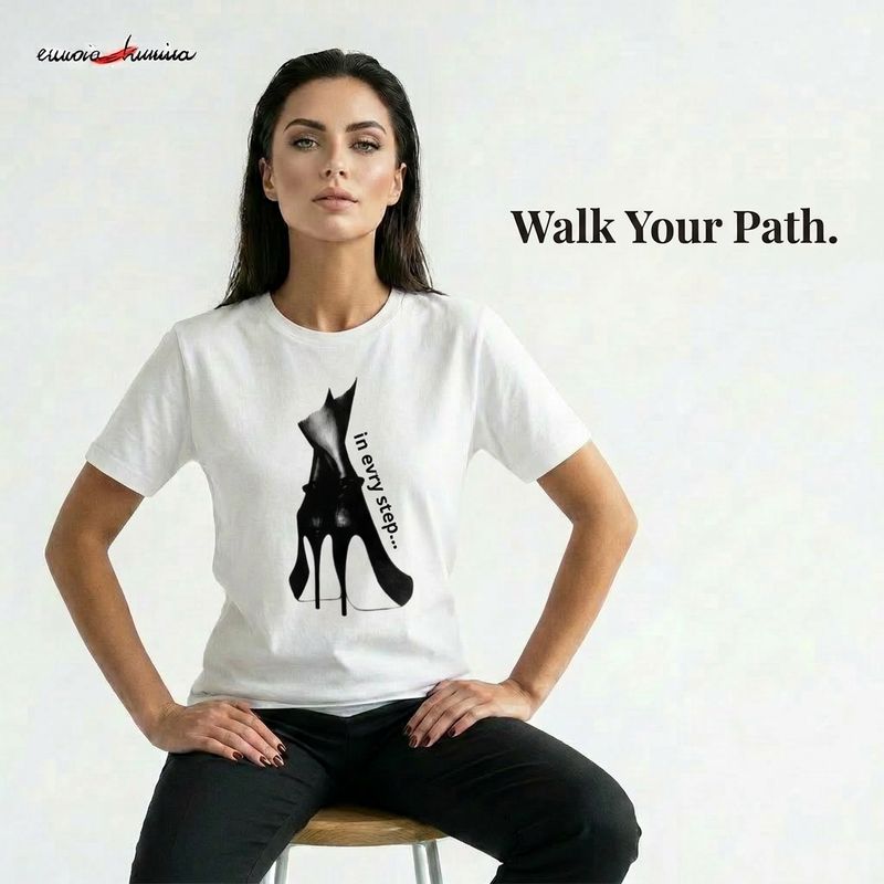 In Every Step - Artist-designed  Women’s basic softstyle t-shirt