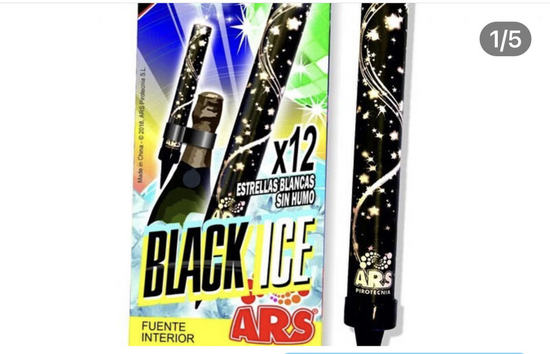 Bengala ICE Black 40’’ Segundos / Cajas de 12 Uds. SIN HUMO |